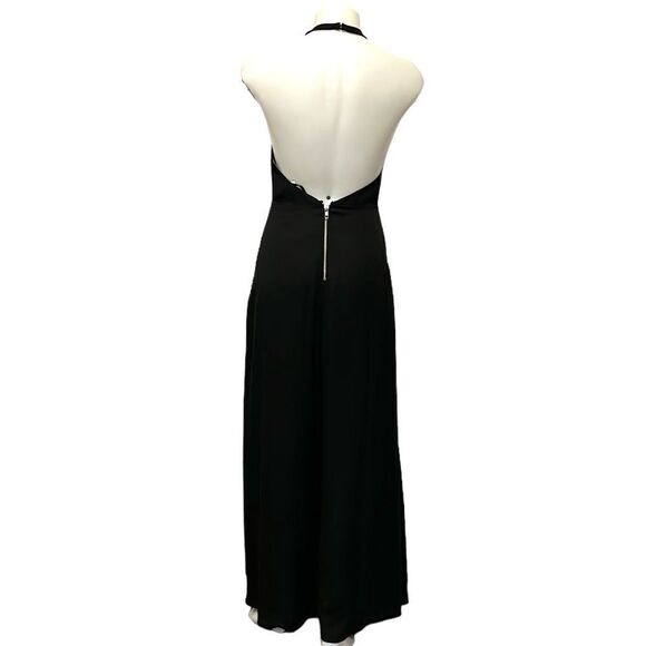 NBD X Naven twins high times black halter maxi dress size Small NWT - Picture 3 of 10